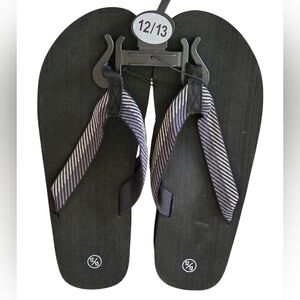 Black Flip Flops for Men